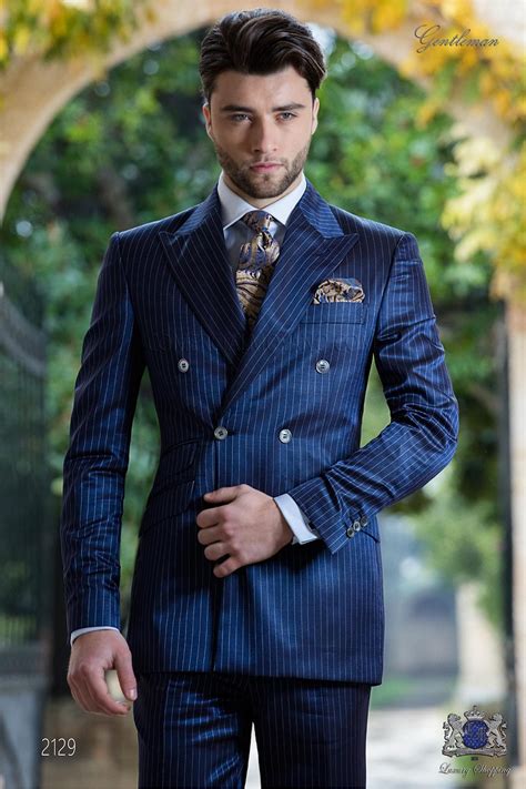 italian blue suit